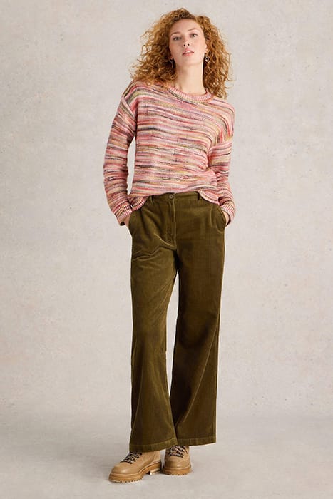 ROSIE SPACE DYE JUMPER PINK MULTI 1
