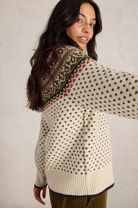 MINI HEART FAIRISLE JUMPER IVORY MULTI 4
