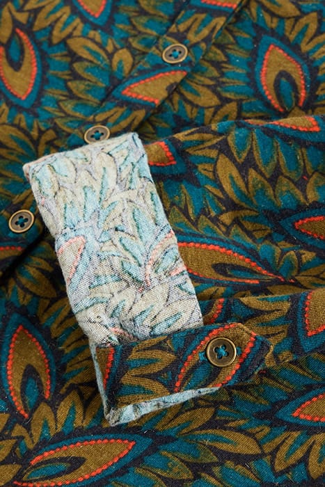 ANNIE PRINTED SPARKLE TEAL PRINT 6