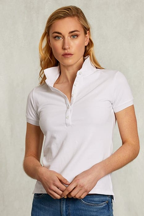 POLO PIQUE WHITE 1