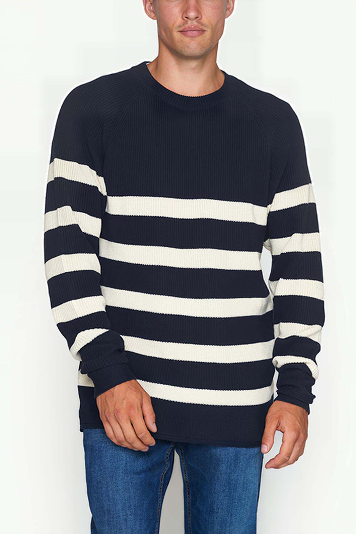 KALVINSI RIB STRIPE + DEEP MARINE 1