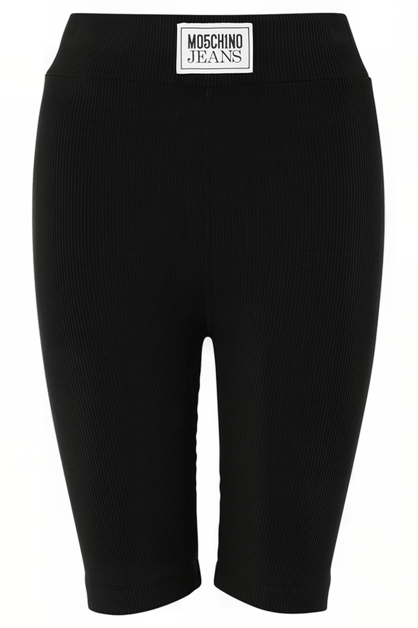 LOGO PATCH KNITTED CYCLING SHORTS BLACK 3