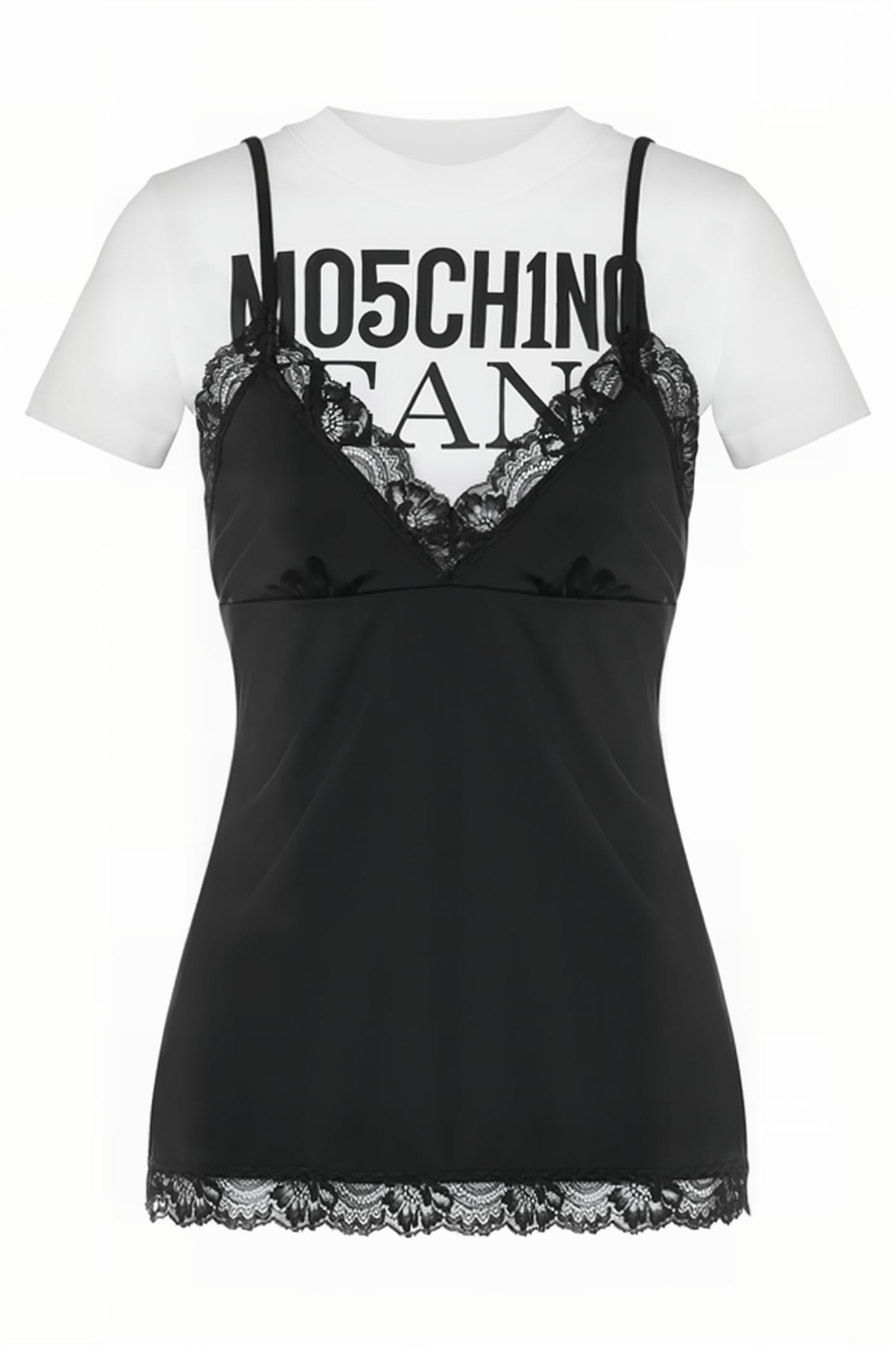 TROMPE L'ŒIL JERSEY T-SHIRT BLACK 3