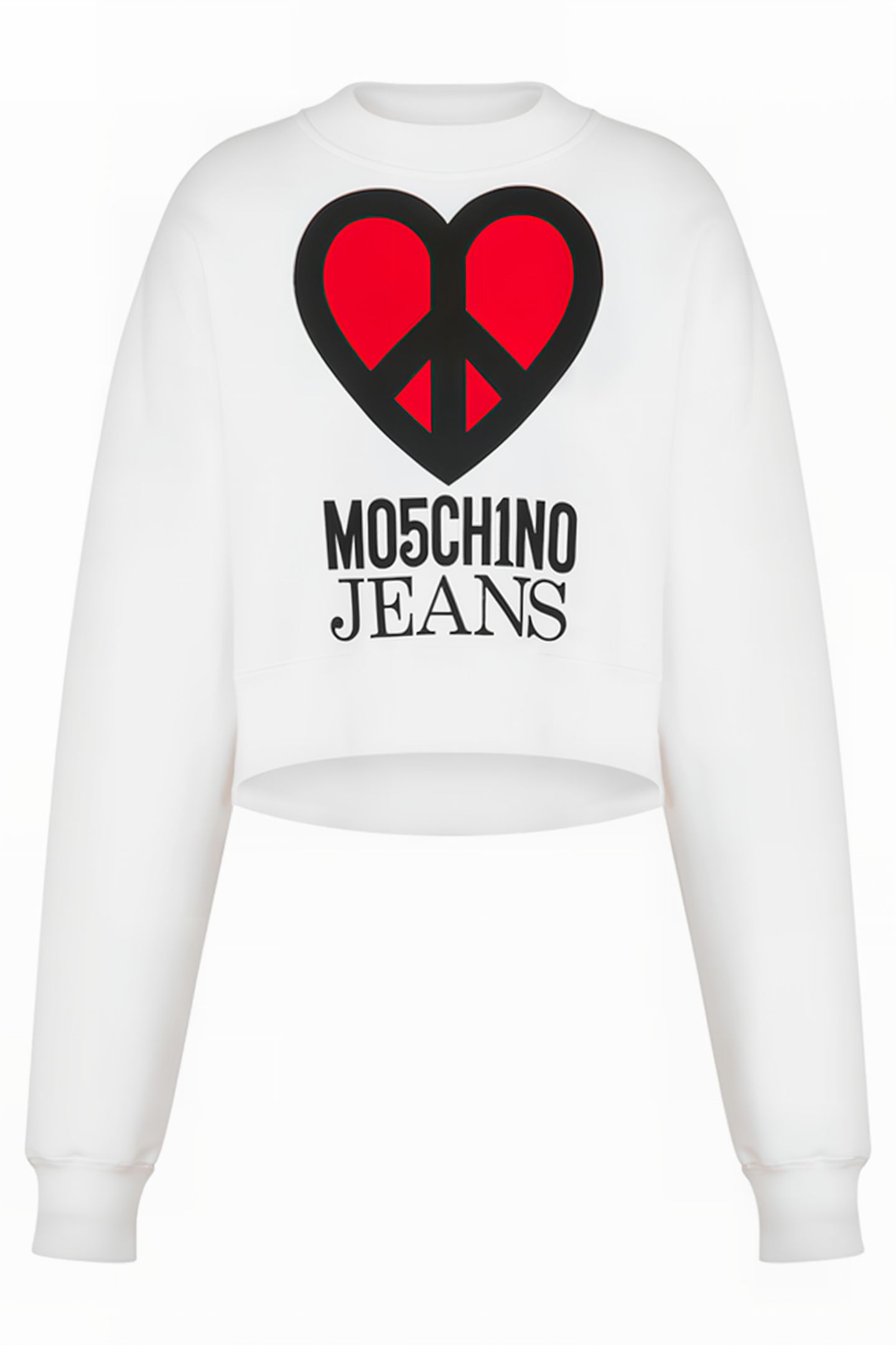 PEACE & LOVE COTTON SWEATSHIRT WHITE 3