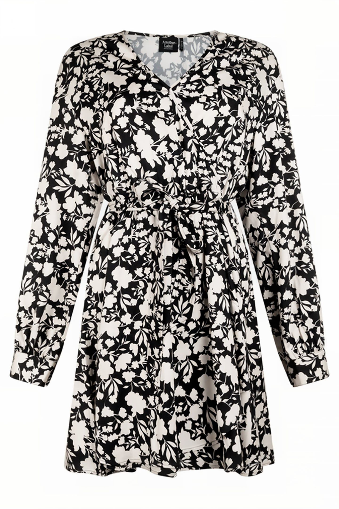 MAY DRESS BLACK FLOWER 1