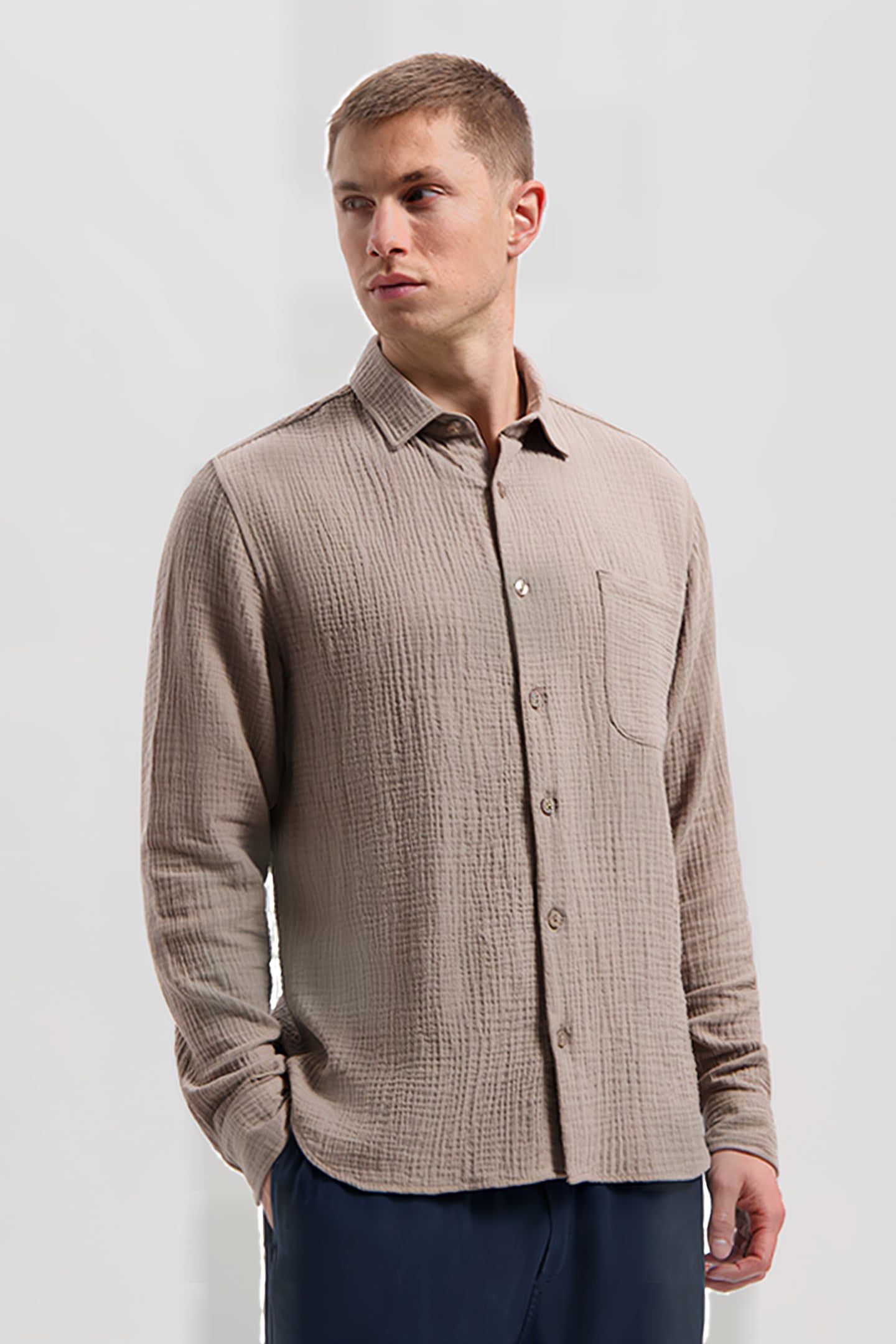 DS_AXTON SHIRT TIMBER WOLF TIMBER WOLF 1