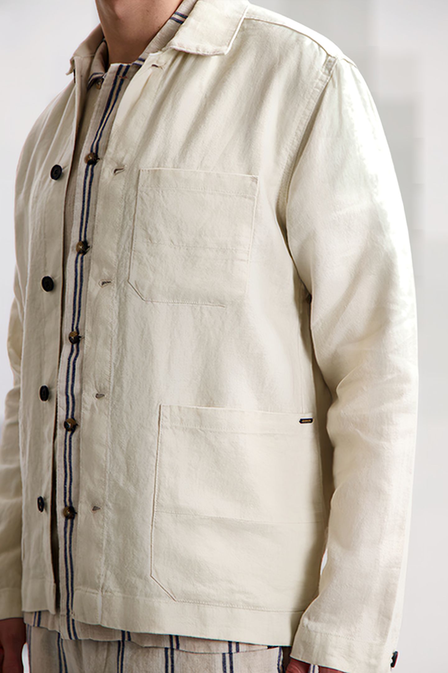 DS_CRISP CHORE JACKET OFFWHITE OFFWHITE 5