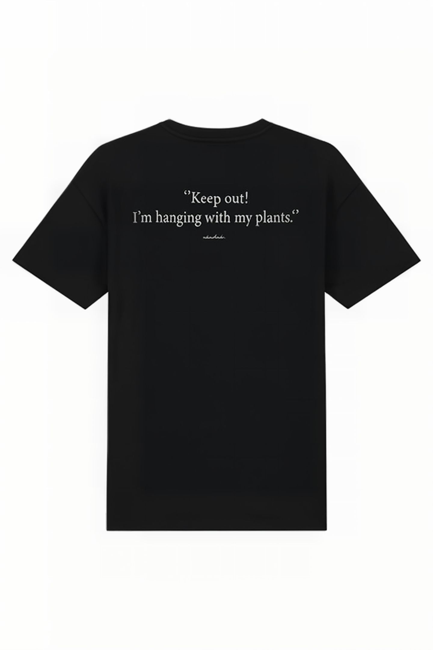 HANGING PLANTS T-SHIRT BLACK 3