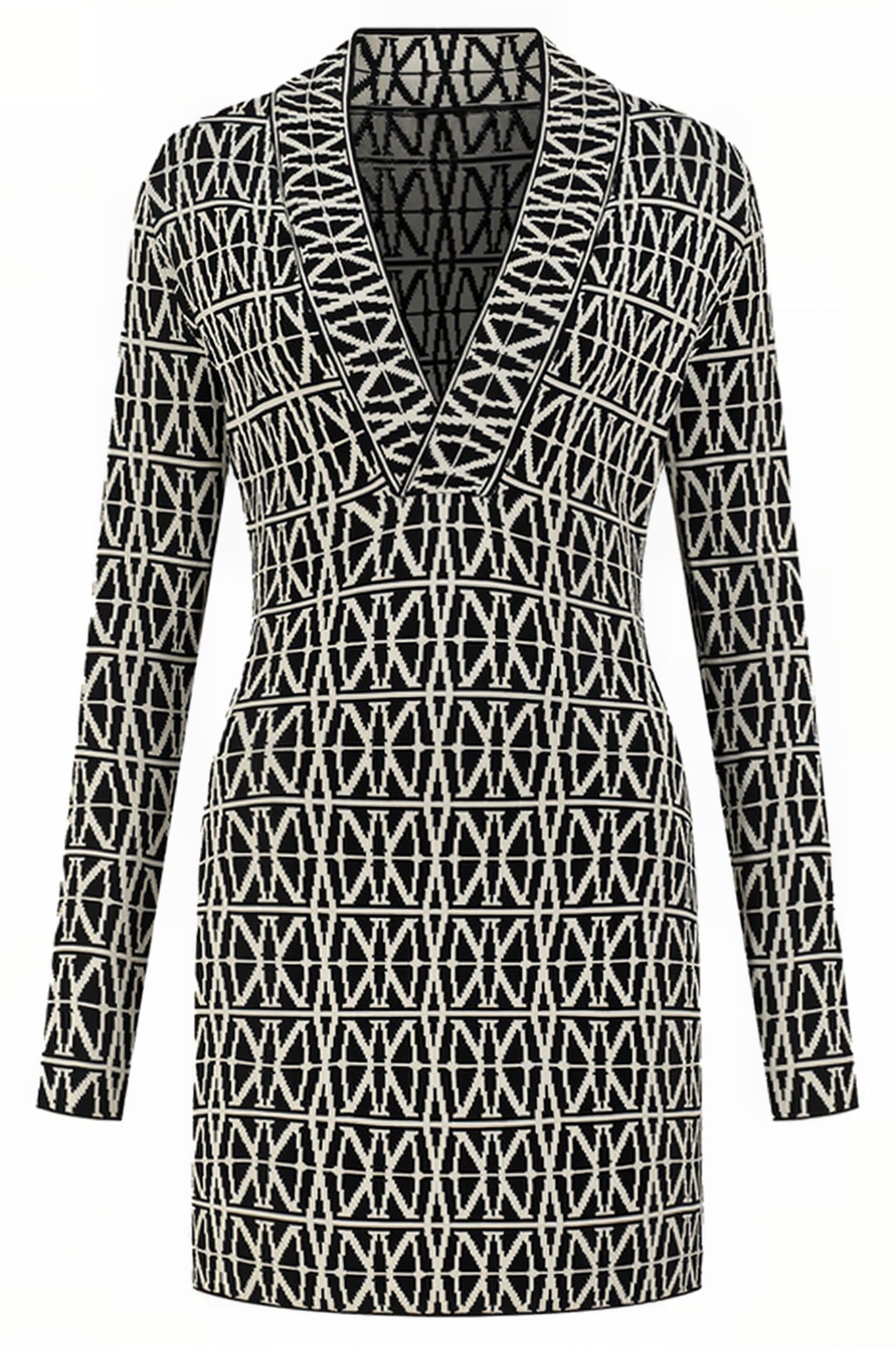 BELARUS DRESS BLACK/PEARL 6