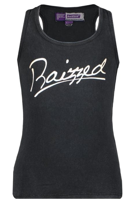 GIRLS PHOENIX SINGLET WASHED BLACK 1