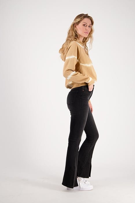 SUNRISE SLIT JEANS BLACK STONE 8