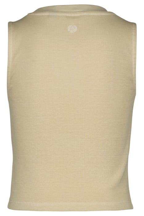 GIRLS LONDON SINGLET DUSTY SAND 4