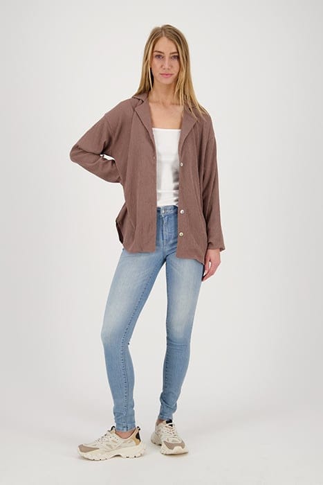 TESS BLOUSE ASH BROWN 1