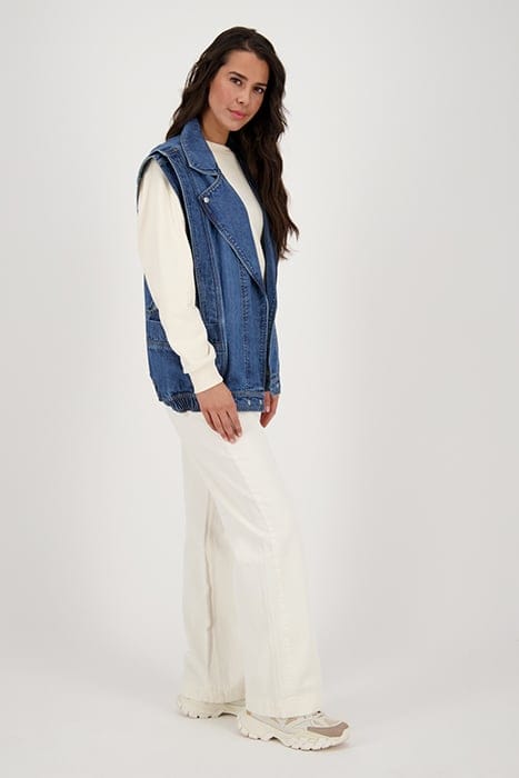 STAR GILET VINTAGE BLUE 5