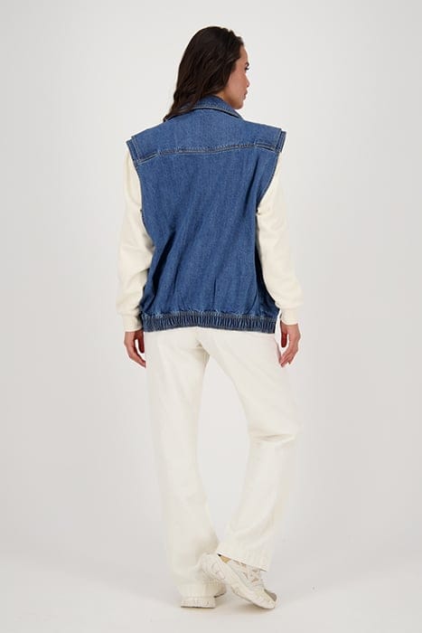 STAR GILET VINTAGE BLUE 2