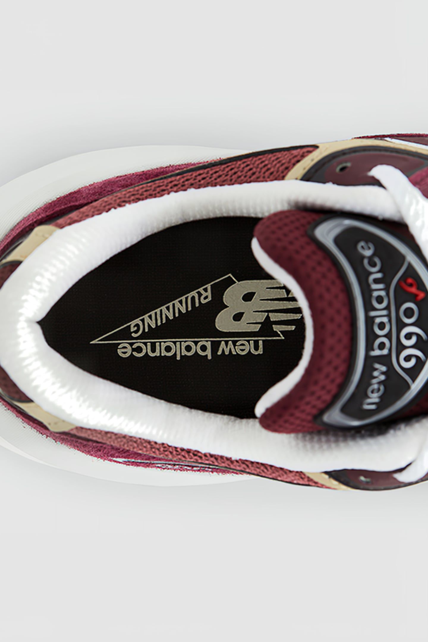 U990BT6 SNEAKERS IN BURGUNDY 8