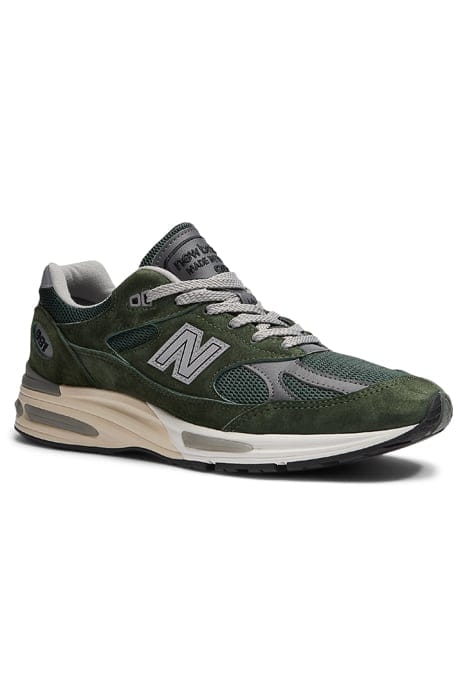 MADE IN UK UNISEX 991V2 KOMBU GREEN 7