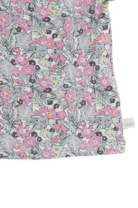 BABY GIRLS’ KHAKI T-SHIRT WITH LITTLE FLOWER PRINT 6