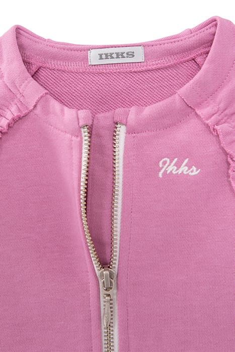 BABY GIRLS’ MAUVE CARDIGAN WITH ETHNIC EMBROIDERY 4