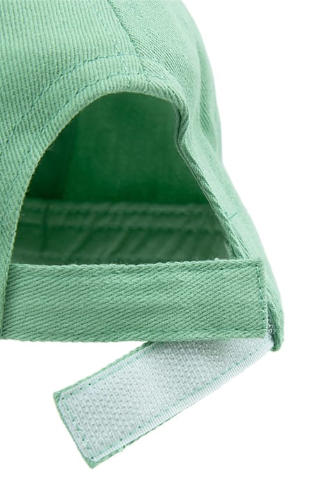 BABY BOYS’ GREEN, ECRU AND BEIGE CAP WITH BANANAS IMAGE 5