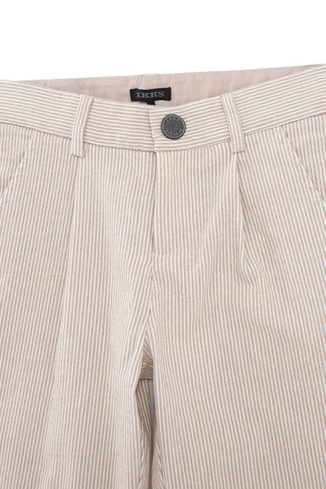 BOYS’ BEIGE STRIPED OCCASIONWEAR SUIT TROUSERS 3