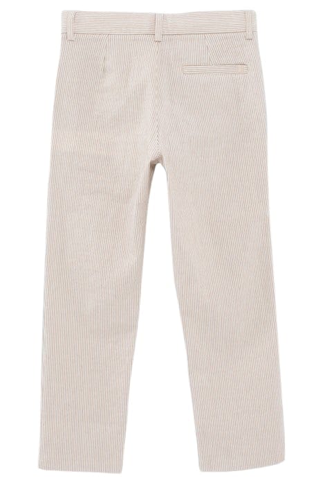 BOYS’ BEIGE STRIPED OCCASIONWEAR SUIT TROUSERS 2