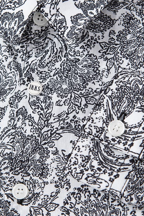 BOYS’ OFF-WHITE ETHNIC PRINT SHIRT 6