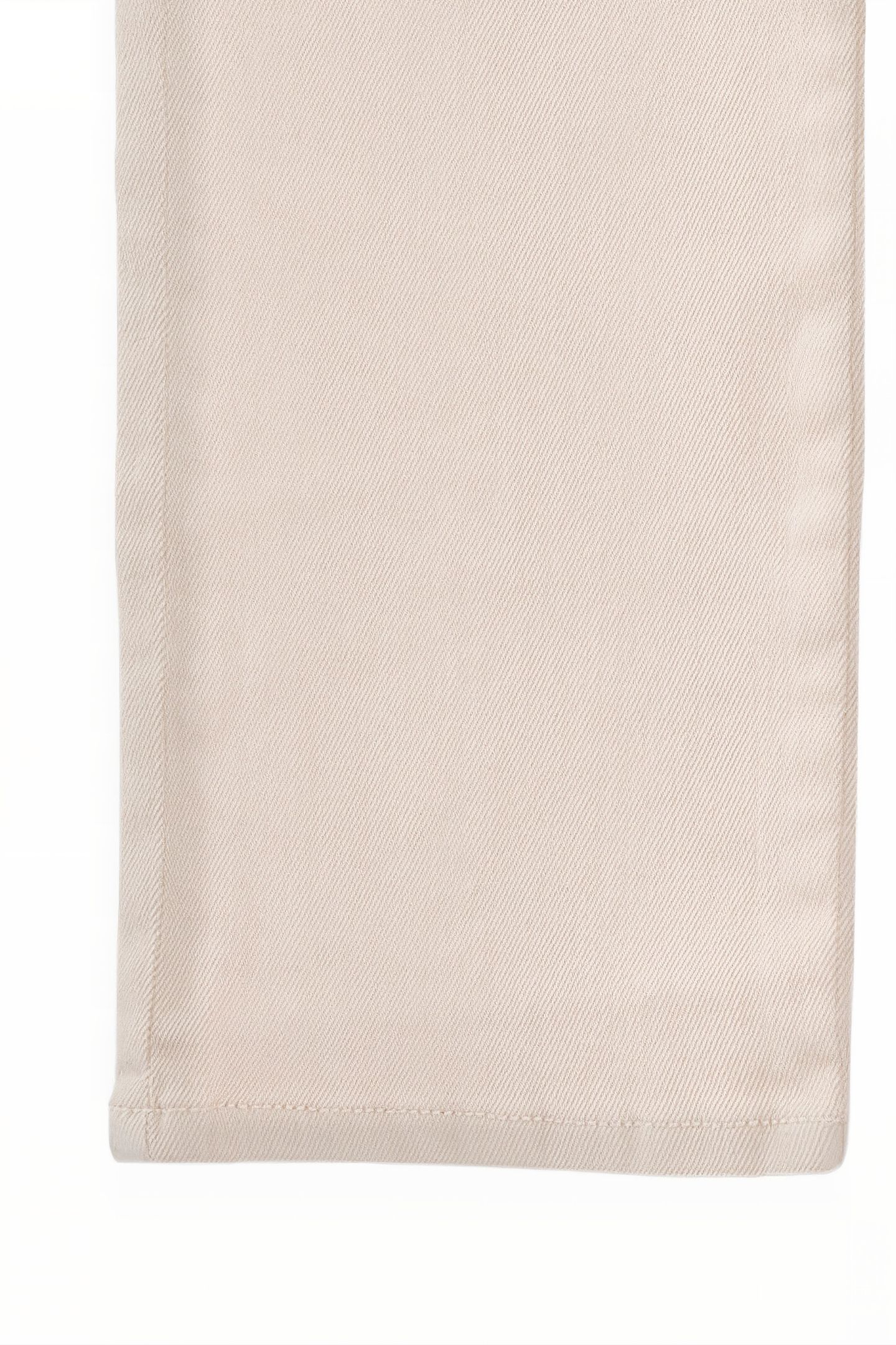 GIRLS' ECRU CARGO JEANS WITH EMBROIDERED BRAID 7