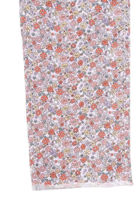 GIRLS’ LILAC WIDE LEG JEANS WITH FLOWER POWER PRINT 5
