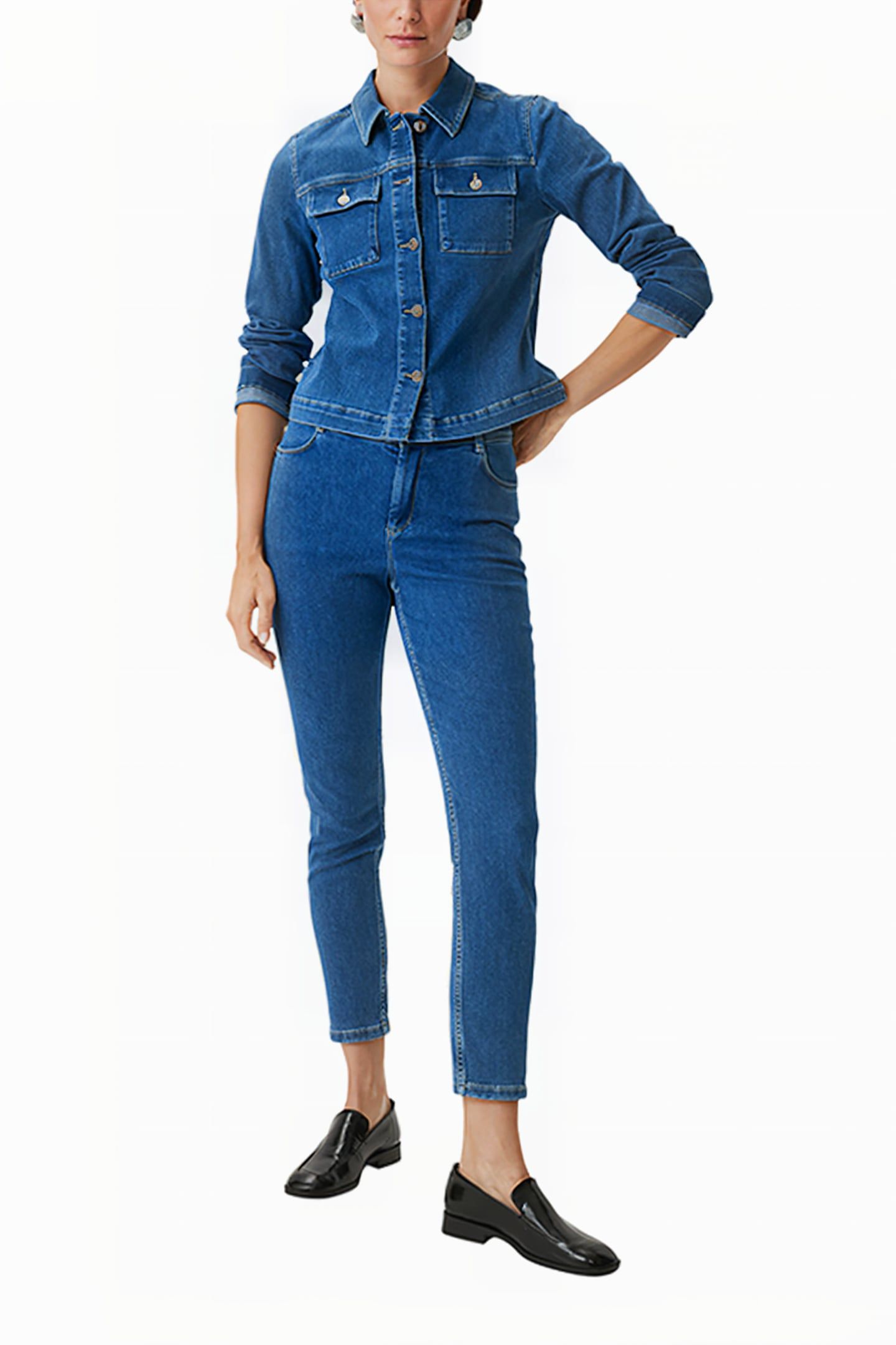 COMMA JEANS BLUE-DENIM 3
