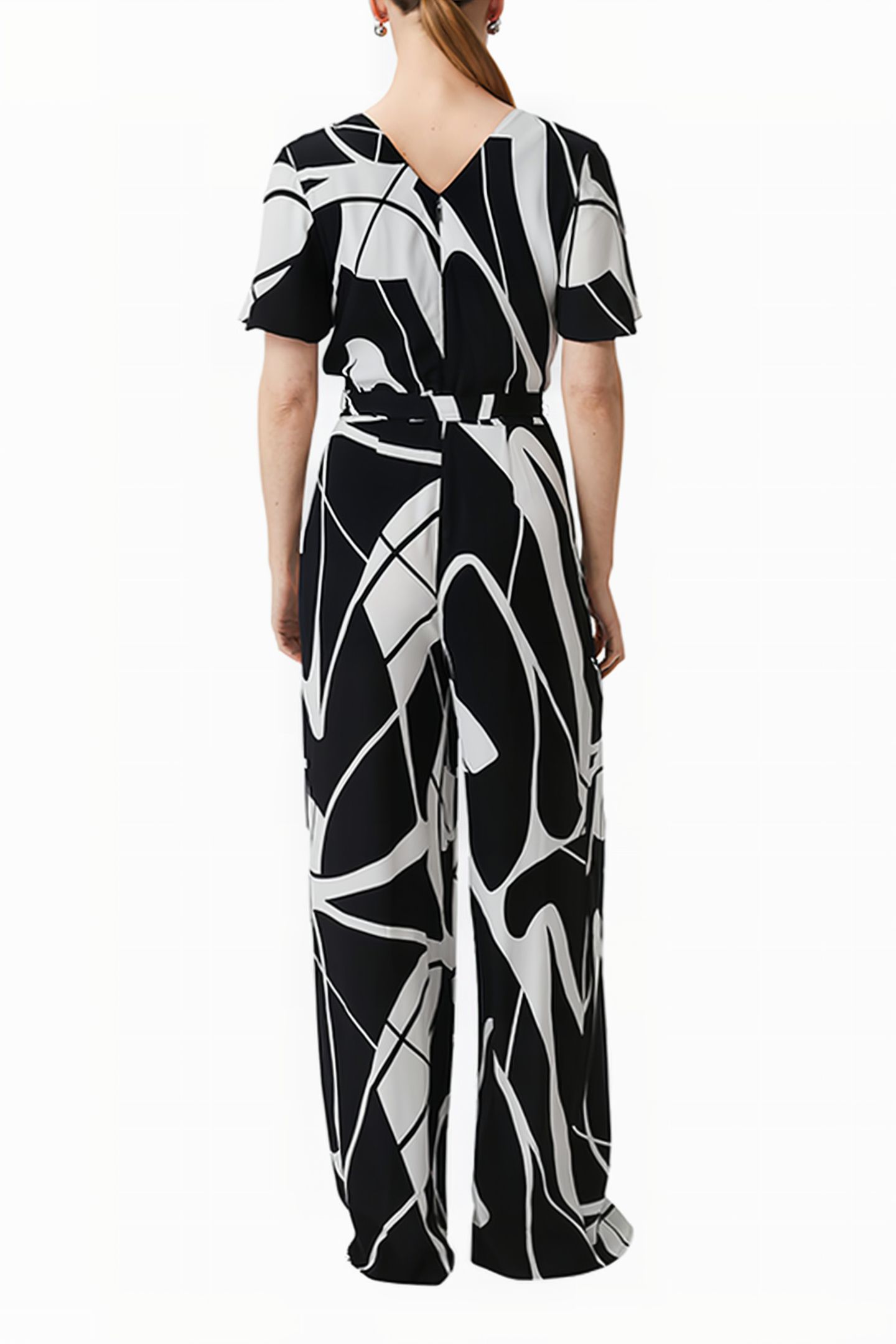 COMMA JUMPSUITS GREY/BLACK 2