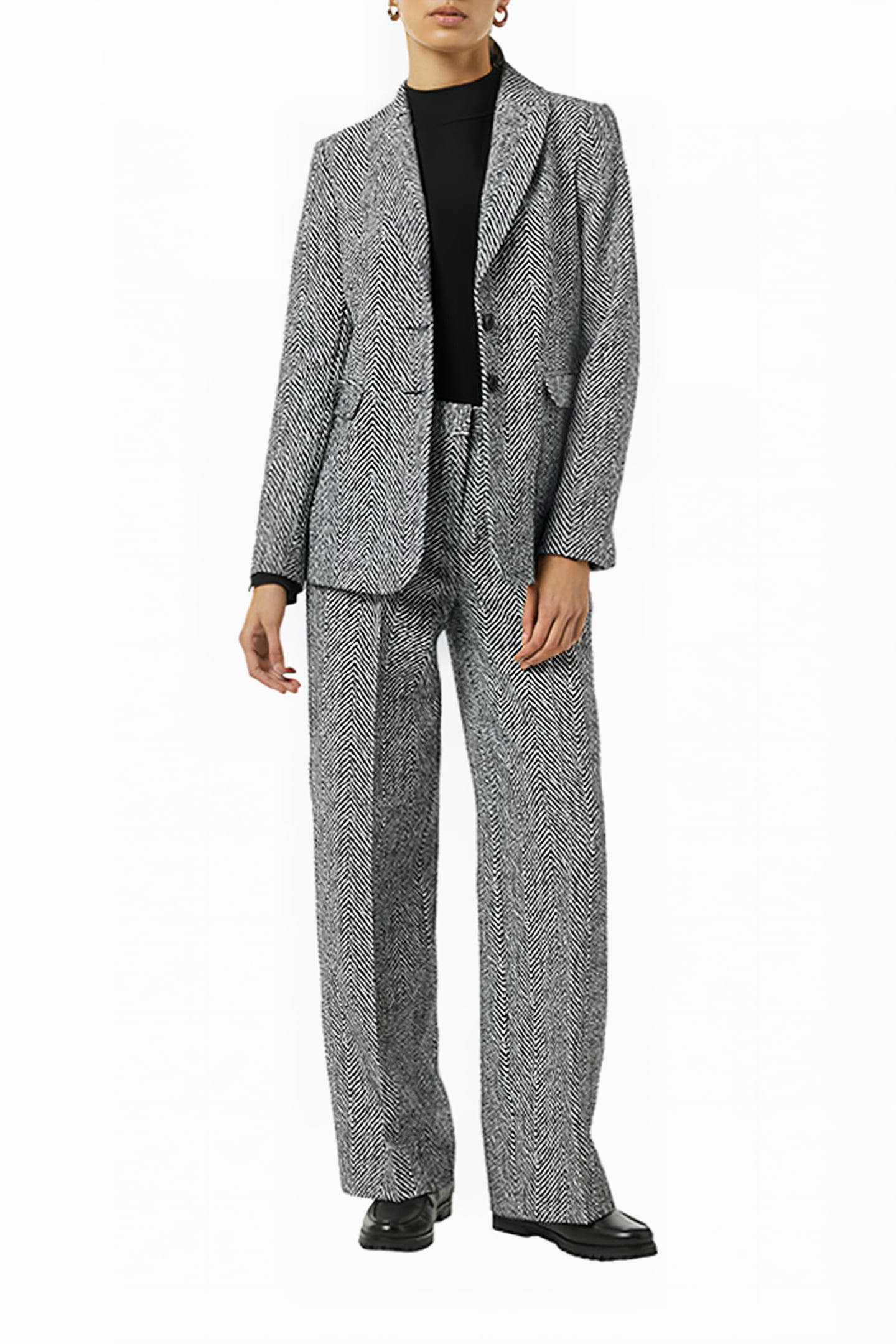 COMMA PANTS GREY/BLACK 2