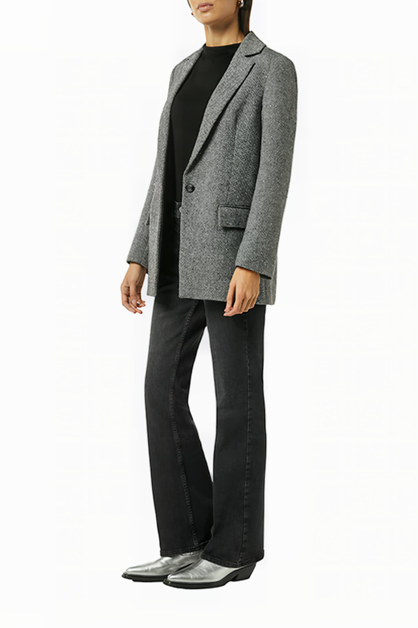COMMA JEANS GREY DENIM 4