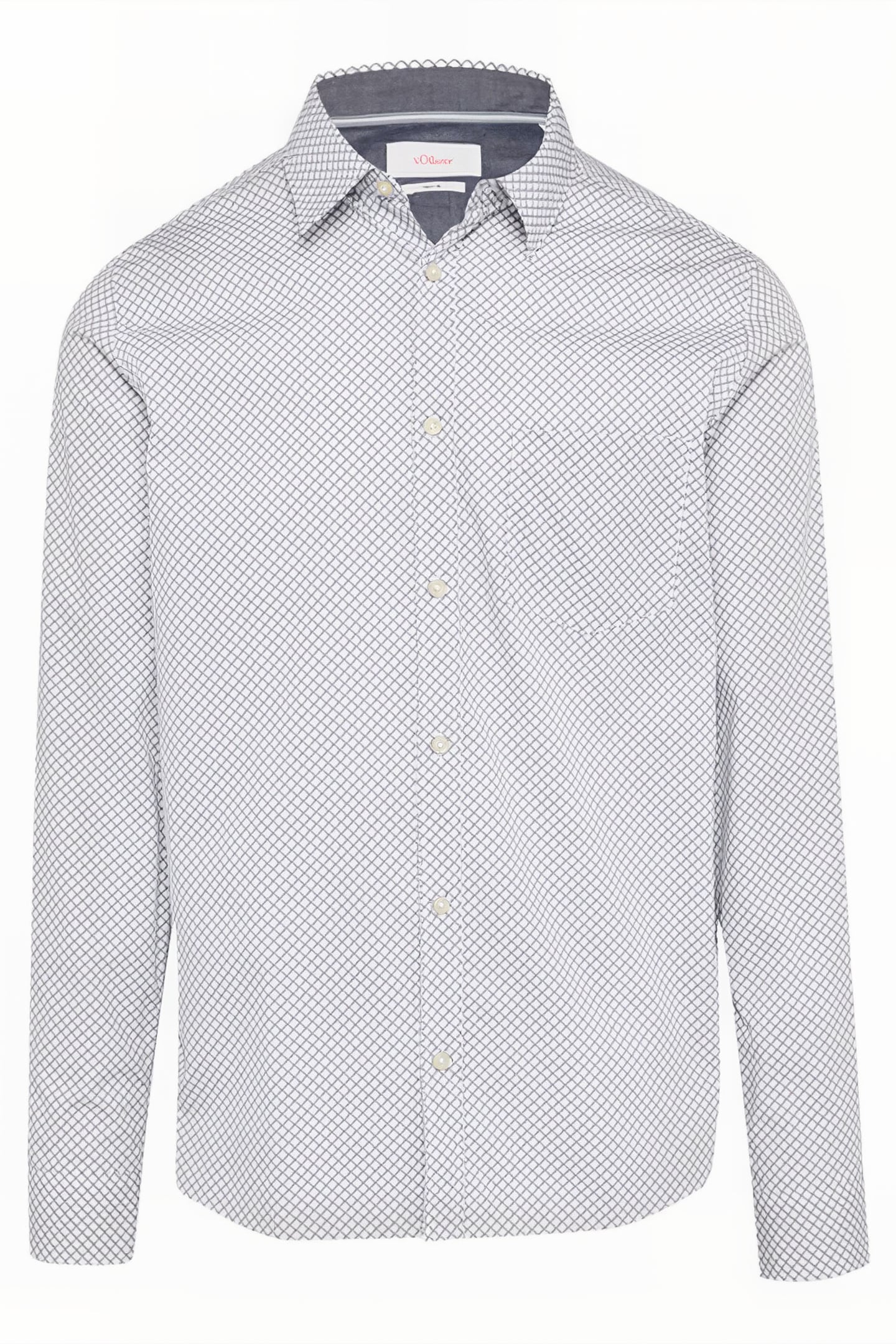 S.OLIVER SHIRTS GREY/BLACK 3