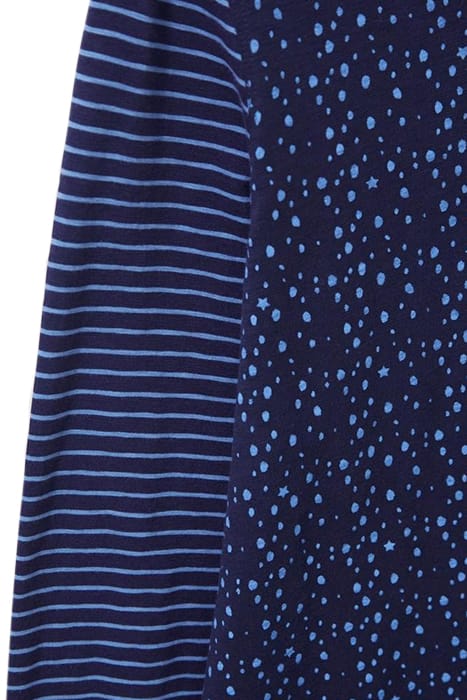 ANNABEL LS TEE NAVY PRINT 4