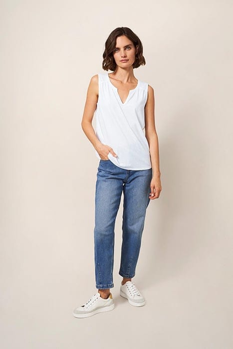 LAILA VEST BRILLIANT WHITE 1