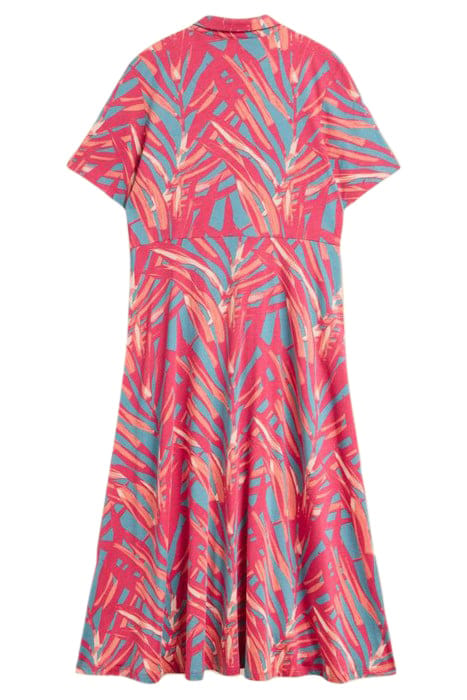RUA JERSEY SHIRT DRESS PINK MULTI 3