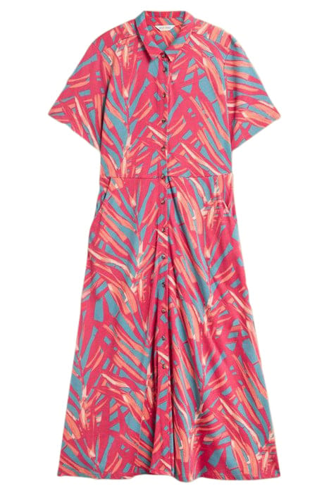 RUA JERSEY SHIRT DRESS PINK MULTI 2