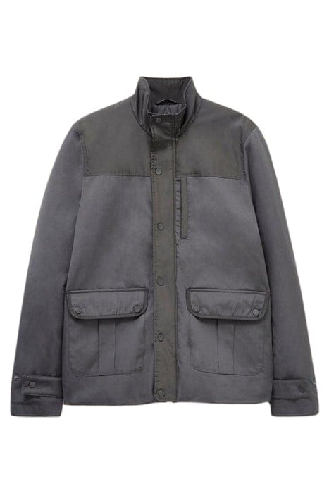 CORBY CANVAS JACKET DARK GREY 1