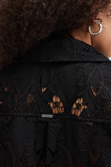 CHARLI EMB SHIRT BLACK 7