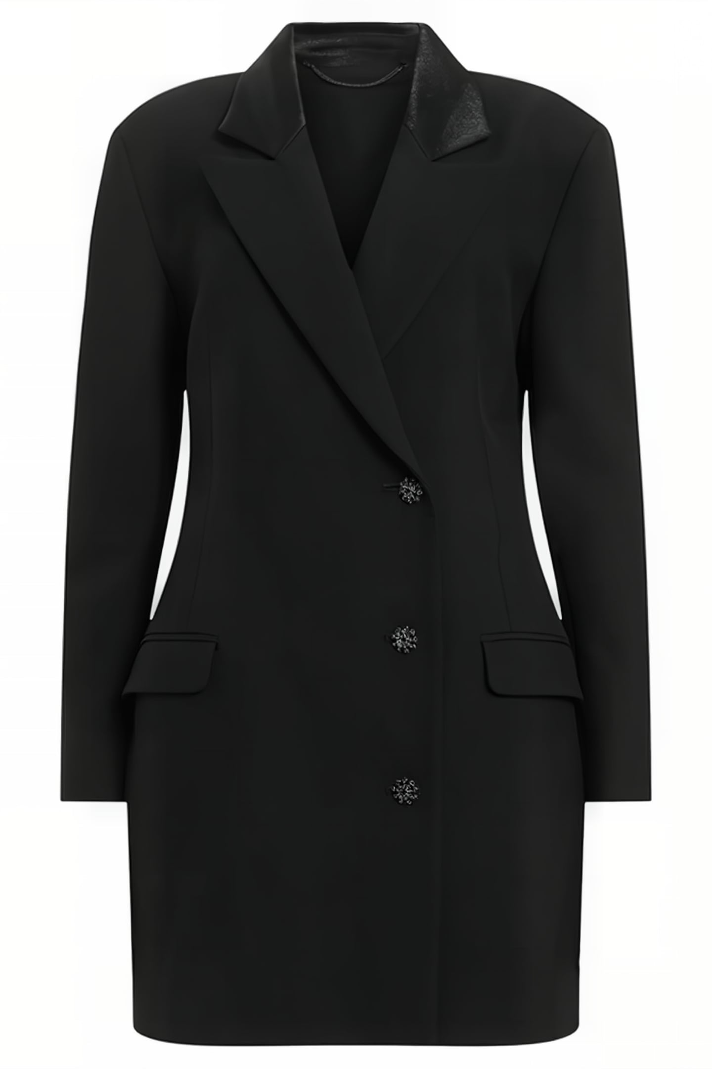 ERYKAH BLAZER DRESS BLACK 4