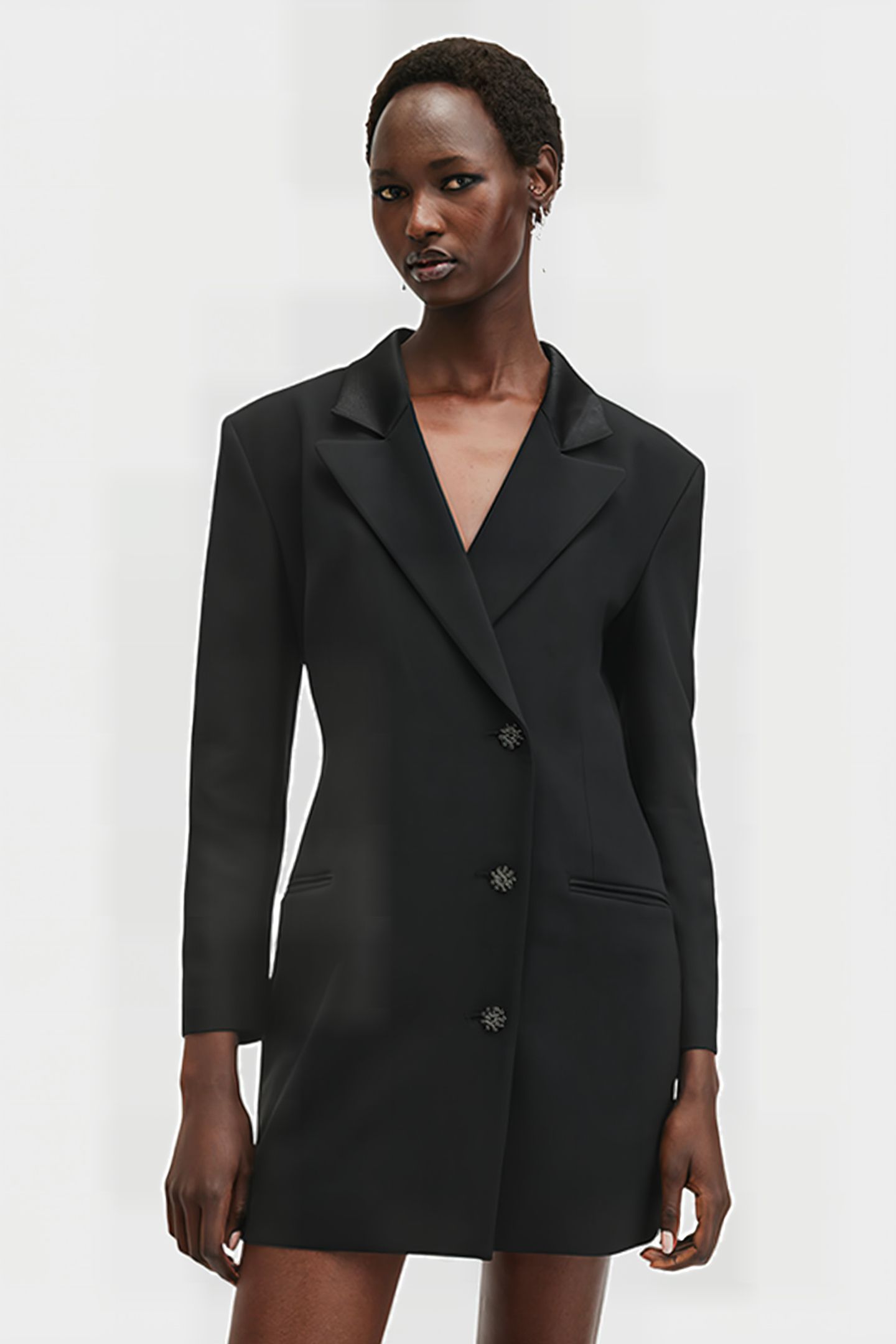 ERYKAH BLAZER DRESS BLACK 1