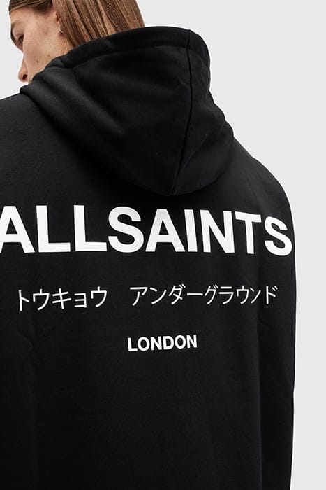 UNDERGROUND ZIP HOOD JET BLACK 8