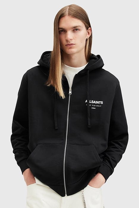 UNDERGROUND ZIP HOOD JET BLACK 1