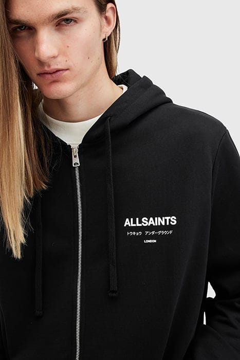 UNDERGROUND ZIP HOOD JET BLACK 7