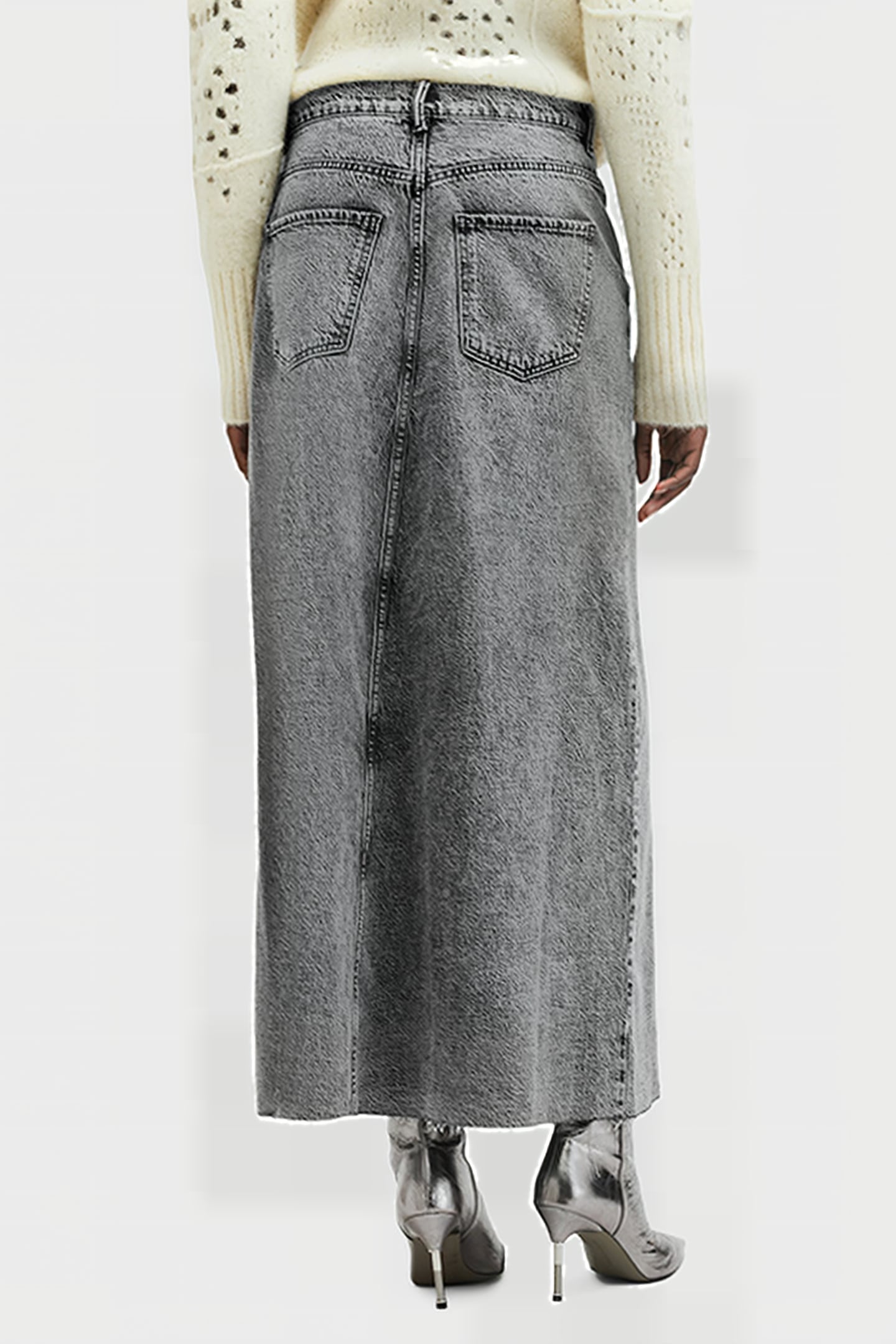 NOIR MAXI SKIRT VINTAGE BLACK 2