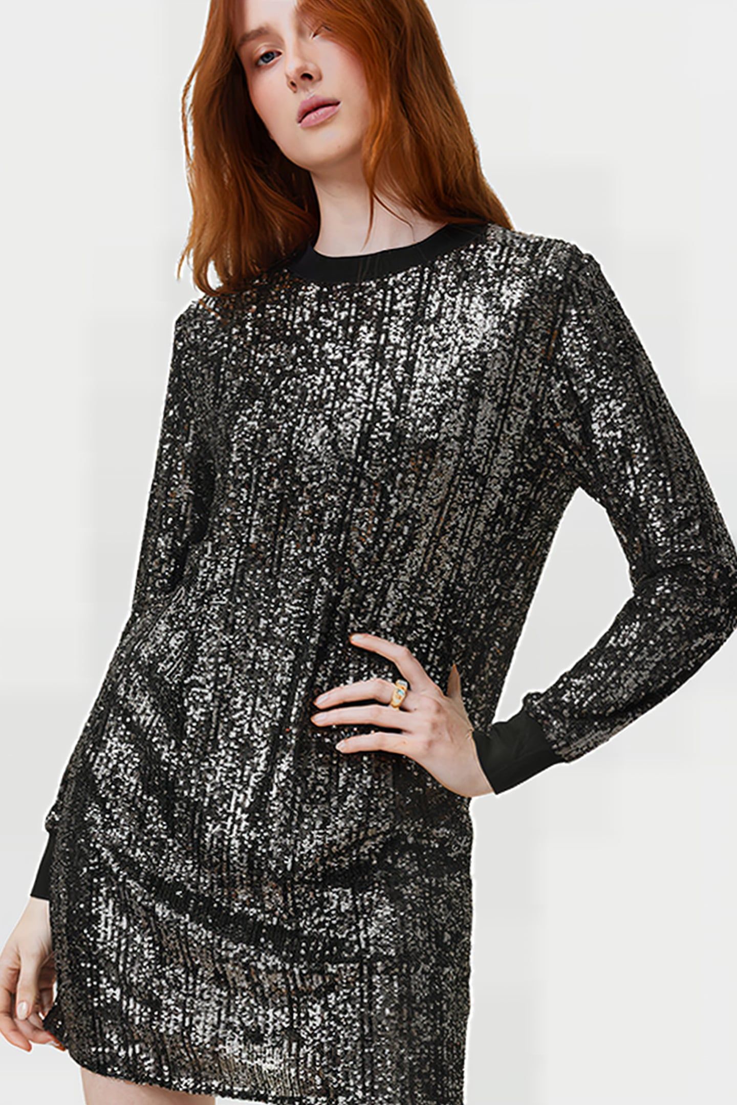 SOLSTICE DRESS BLACK 6