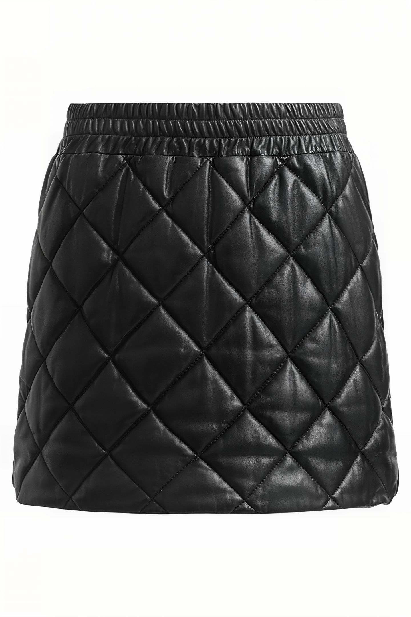 OTTIE QUILT SKIRT BLACK 4