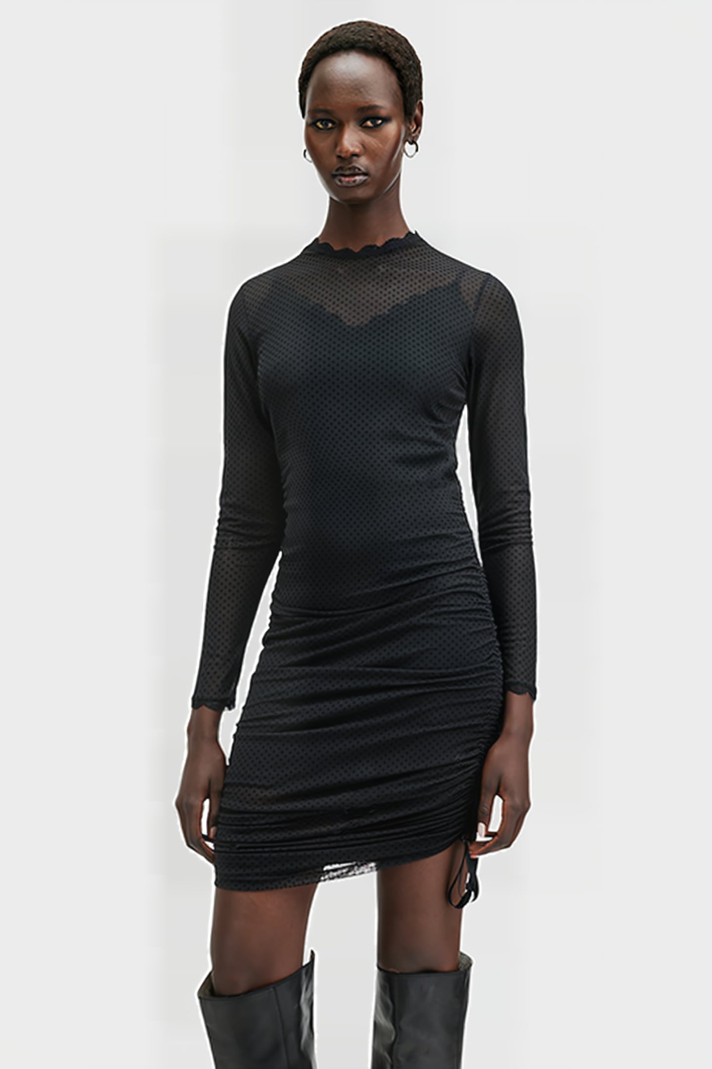 ADARA LACE DRESS BLACK 1