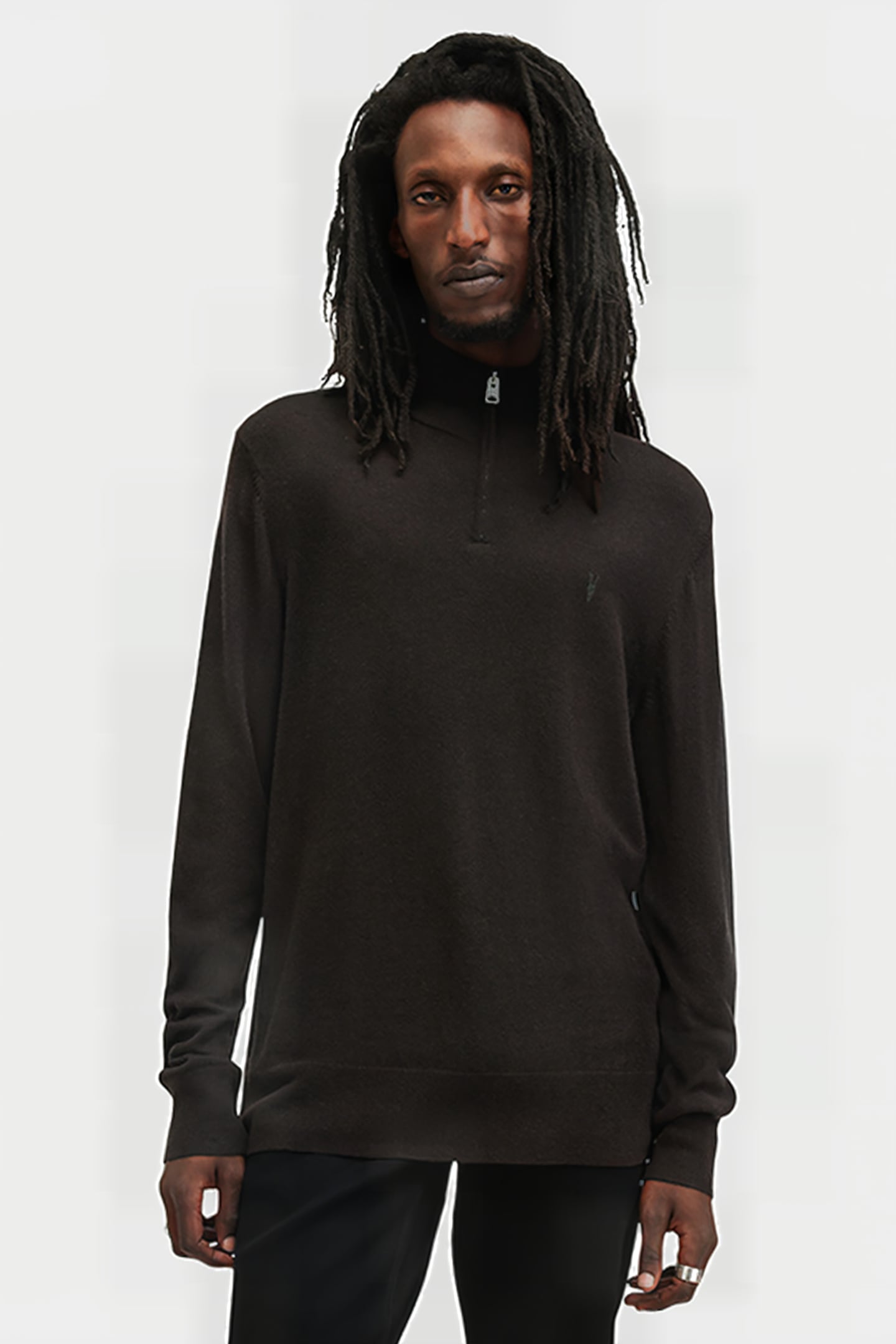 KILBURN ZIP FUNNEL COFFEE BROWN 1